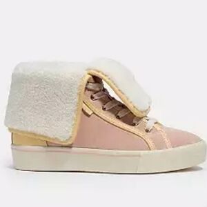 Coach Citysole Foldover High Top Platform Sneaker - Size 6.5